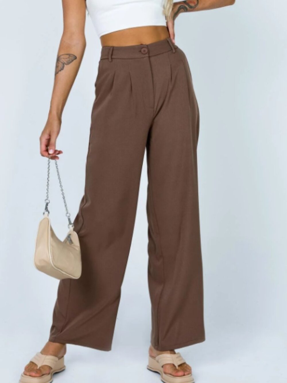 NWT Princess Polly Size 18 Brown Archer Pants